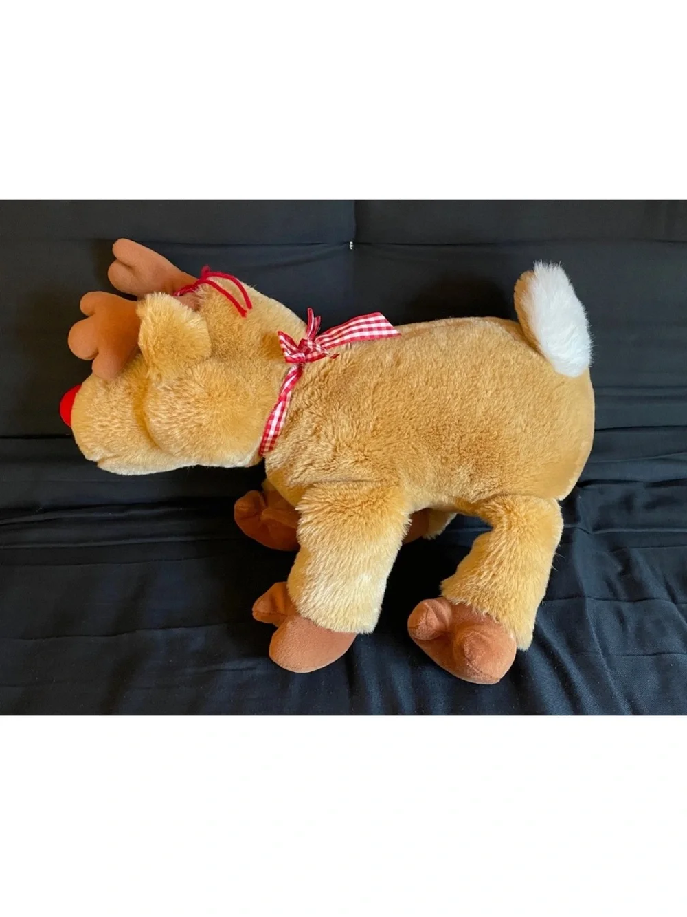 Vtg Eden Rudolph Reindeer Plush large Stuffed Animal 20